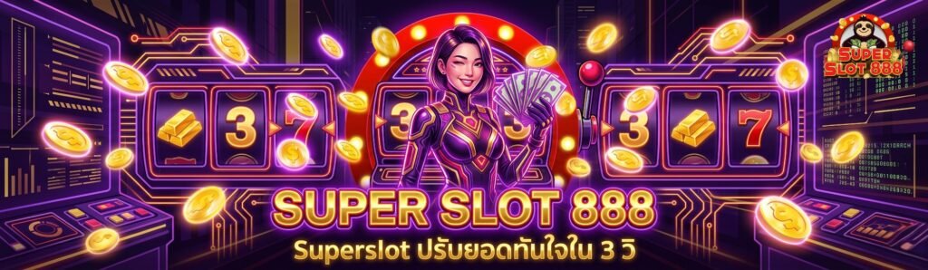 Superslot ใหม่ล่าสุด วอเลท ระบบฝากเงินอัจฉริยะ ปรับยอดทันใจใน 3 วิ (1)