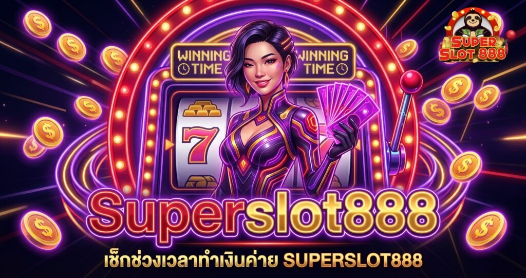 ตารางเวลาโบนัสสล็อตแตกง่าย วันนี้ เช็กช่วงเวลาทำเงินค่าย SUPERSLOT888