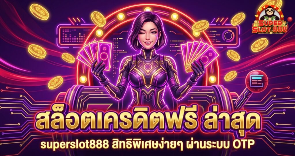 ยืนยันเบอร์ รับเครดิตฟรี superslot888 สิทธิพิเศษง่ายๆ ผ่านระบบ OTP