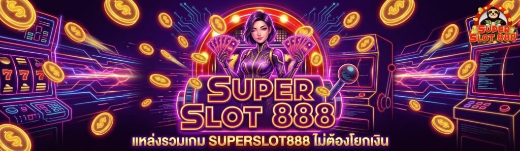 แหล่งรวมเกม SUPERSLOT888 มัดรวมทุกค่ายดังในเว็บเดียว ไม่ต้องโยกเงิน