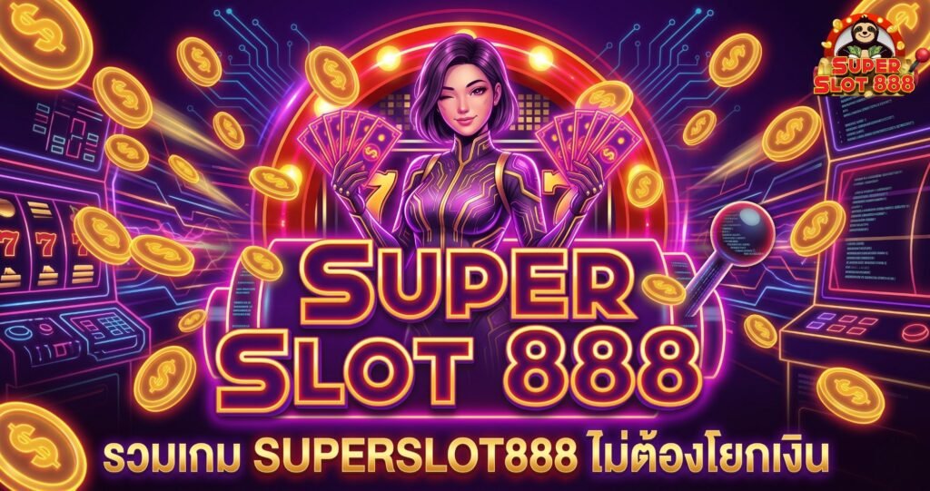 แหล่งรวมเกม SUPERSLOT888 มัดรวมทุกค่ายดังในเว็บเดียว ไม่ต้องโยกเงิน